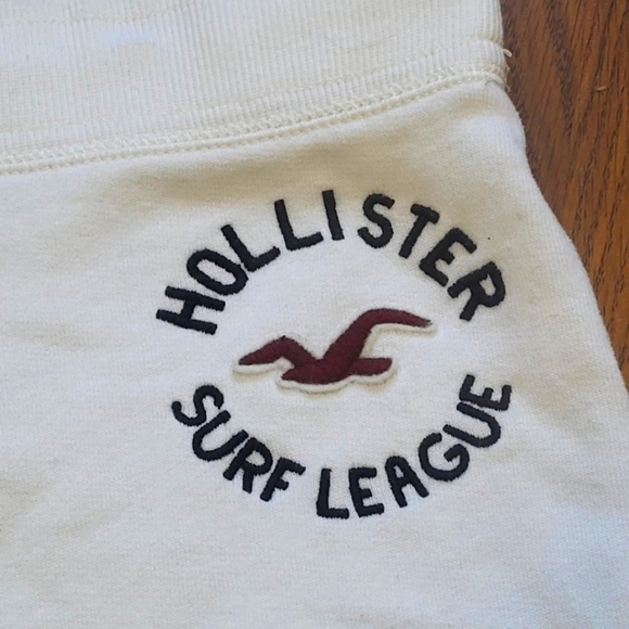 Hollister Surf League Joggers – Women's XS White Casual Comfort Sweat Pants - Picture 2 of 10